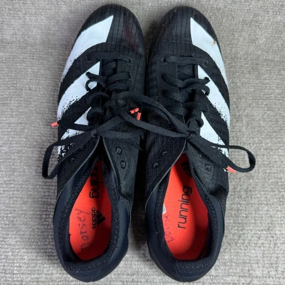 Adidas Sprintstar Mens 11 Black White Track Field Cleats Spikes EG1199 - Picture 12 of 13